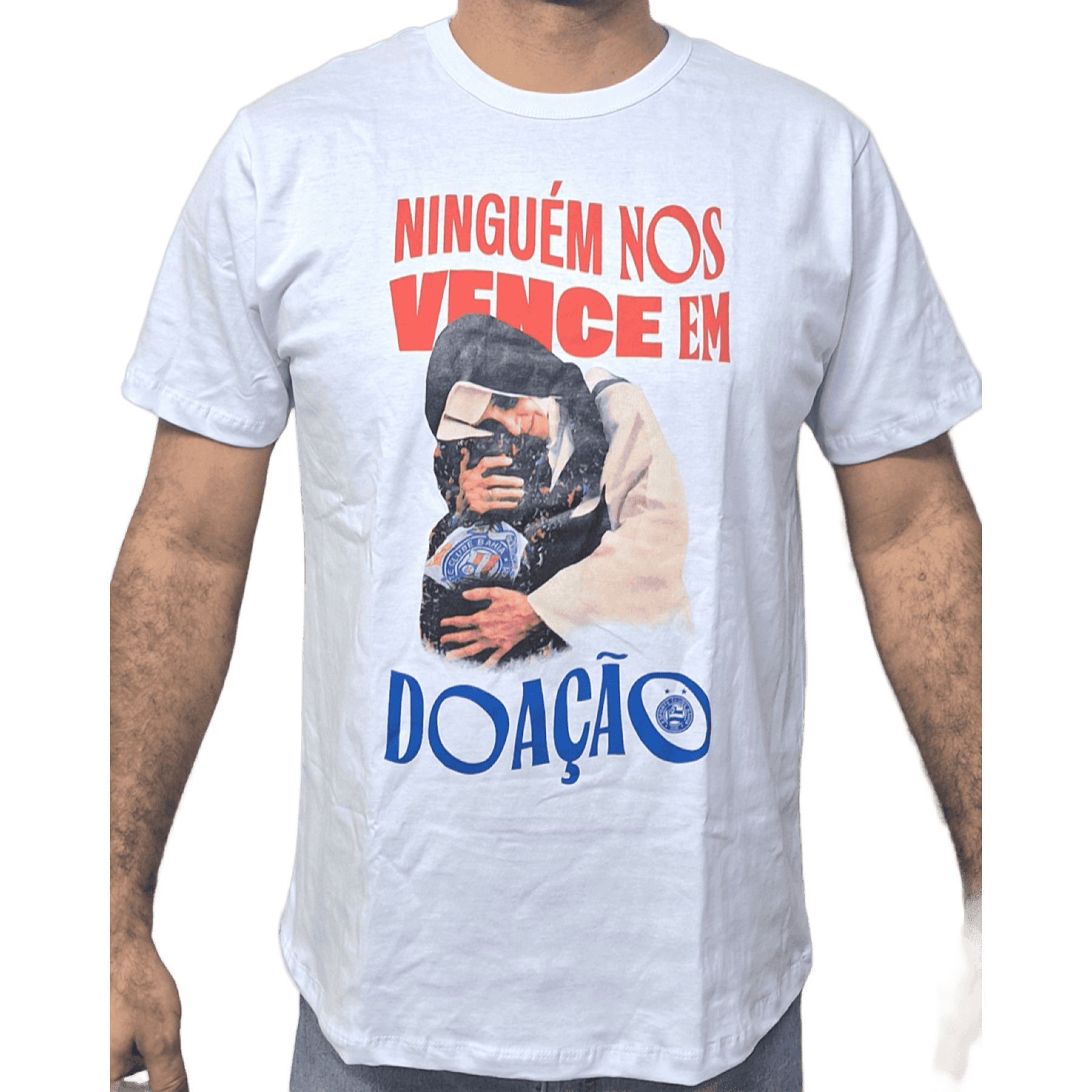 Camisa Bahia ningu&eacute;m nos vence em doa&ccedil;&atilde;o - Unissex