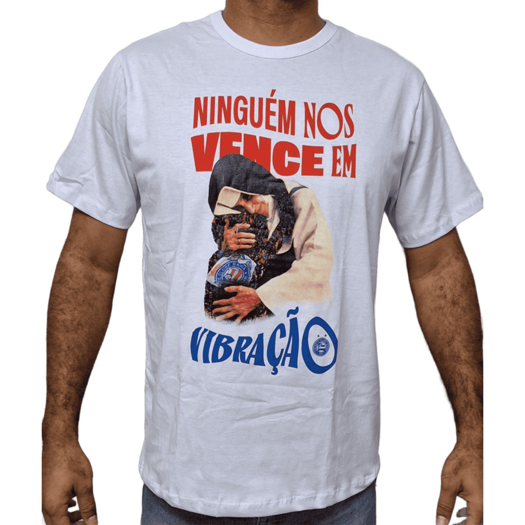 Camisa Bahia ningu&eacute;m nos vence em vibra&ccedil;&atilde;o - Unissex